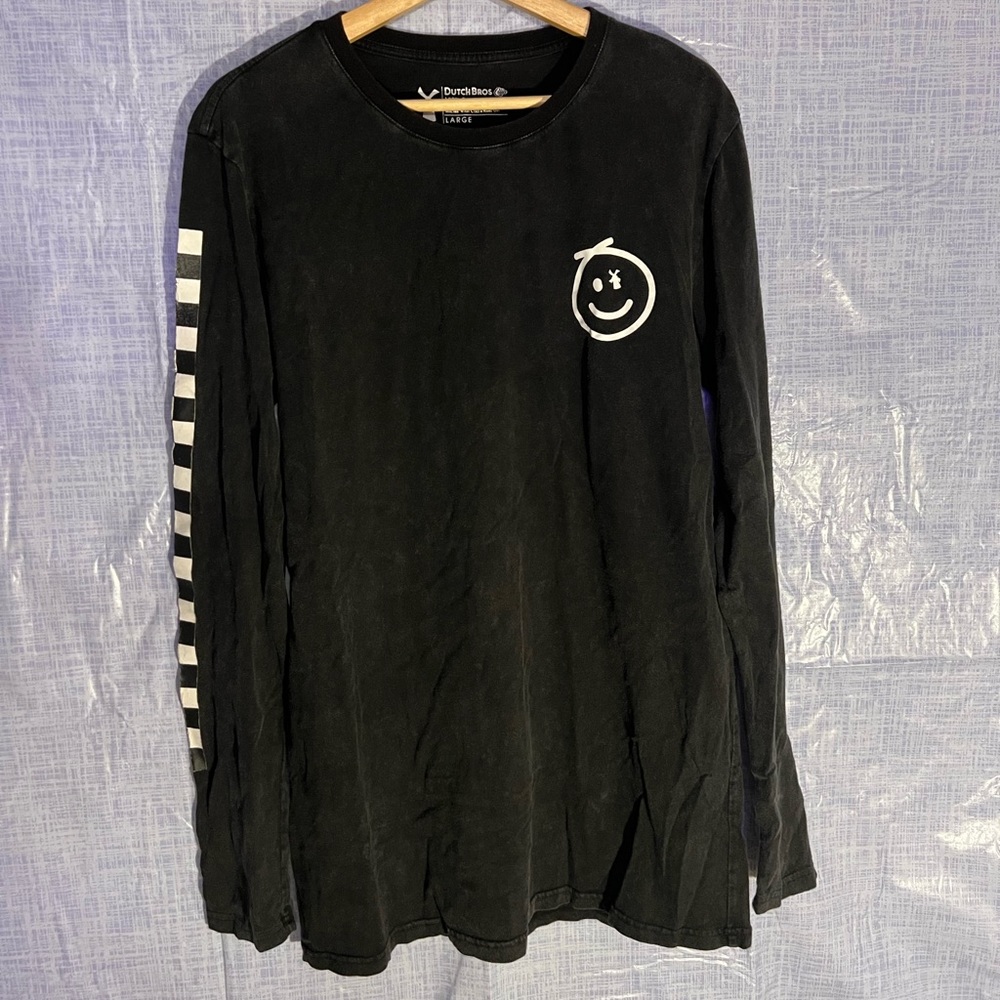 Dutch Bros long sleeve with smiley